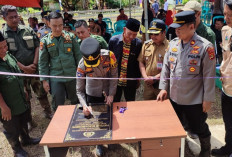 Kapolres Pesisir Barat Resmikan Pos Polisi Marga Belimbing di Way Haru