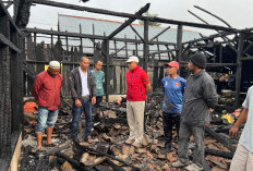 Gerak Cepat, Bupati Lampung Barat Tinjau Korban Kebakaran Rumah di Kebuntebu