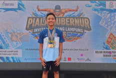 Pelajar SMPN 1 Sumberjaya Raih Dua Emas di Piala Gubernur Lampung Invitasi Renang 2026