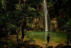 Warna Unik Air Terjun Lagandang Enrekang Menarik Perhatian Wisatawan