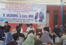 Politisi Partai Nasdem H.Jasroni Gelar Sosialisasi IPWK di Kecamatan Jatiagung 