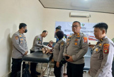 60 Anak Ikuti Bakti Kesehatan di Polsek Natar