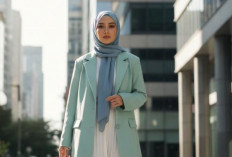 Inspirasi OOTD Kantor Hijab, Tampil Santai, Tetap Profesional Sepanjang Hari
