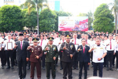 HUT Bhayangkara ke-80 di Bandar Lampung Tegaskan Soliditas TNI-Polri dan Forkopimda