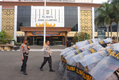 Hadapi Potensi Gangguan Kamtibmas, Polresta Bandar Lampung Perkuat Latihan Dalmas