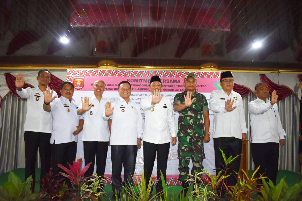 Pertama di Lampung, Lambar Launching RAD Penanggulangan TBC