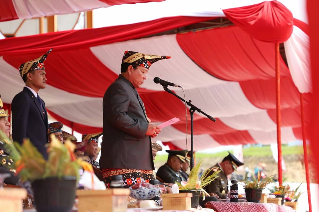 Gubernur Pimpin Upacara HUT Lambar dan Peringatan Hari Tani Nasional