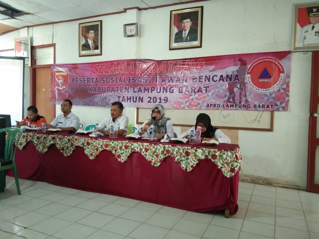 Warga dan Satgas Tagana Ikuti Sosialisasi Rawan Bencana