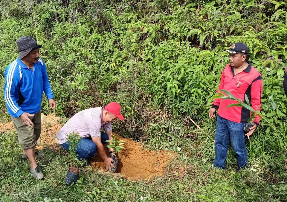 Dukung Kabupaten Konservasi, Warga Tigajaya Tanam Pohon