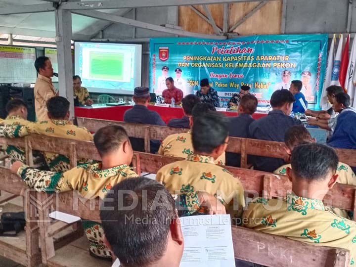 Pekon Waypetai Tingkatkan SDM Aparat dan Organisasi Kelembagaan Pekon