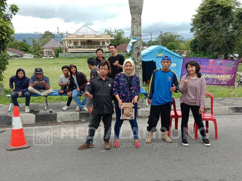 TAGANA dan Berbagai Komunitas Galang Dana Peduli Banjir Tanggamus