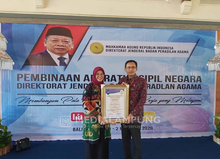 Pengadilan Agama Krui raih Predikat A 'Excellent'