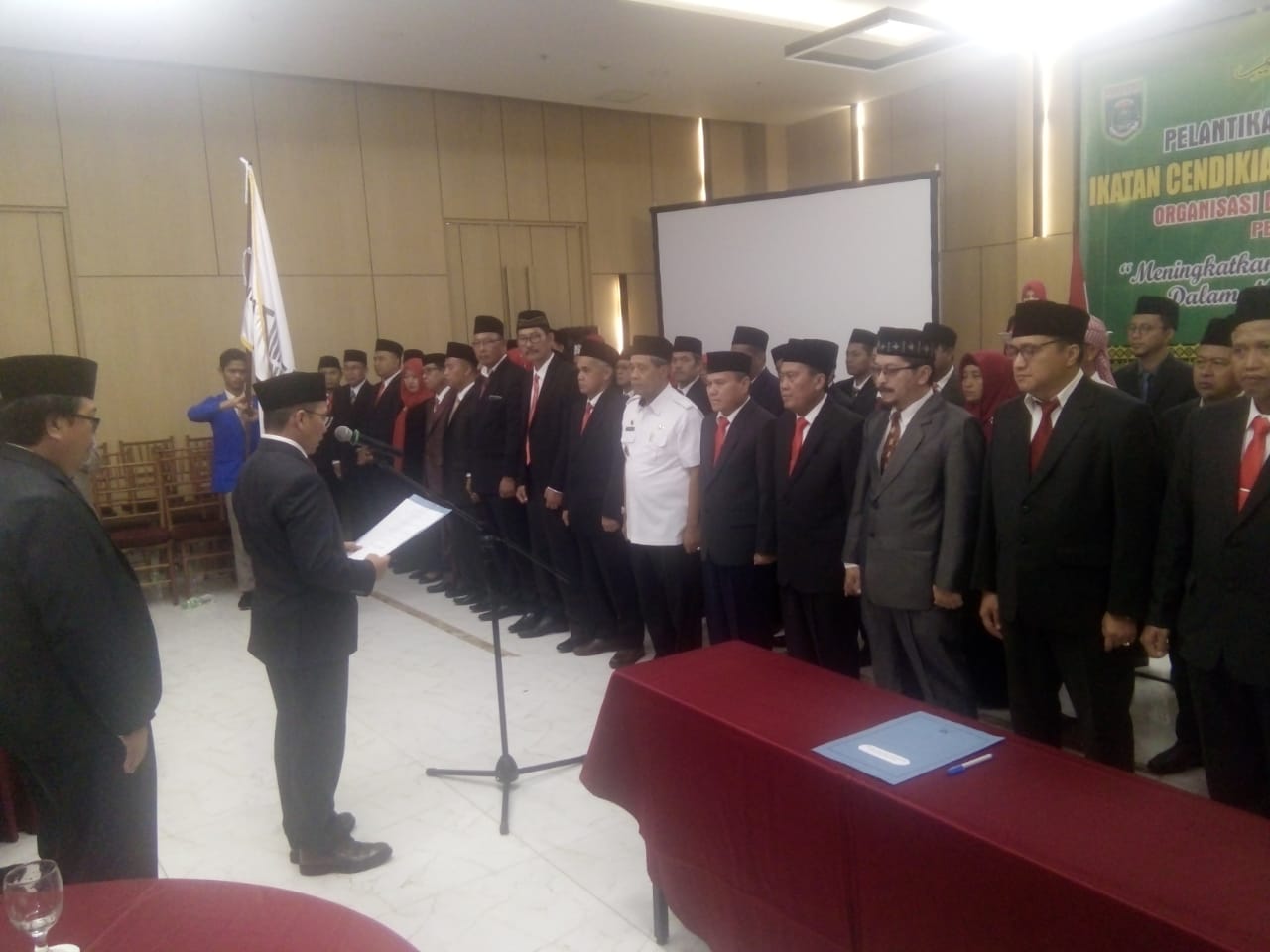 Resmi Dilantik, ICMI Lamteng Siap Bersinergi dengan Pemkab