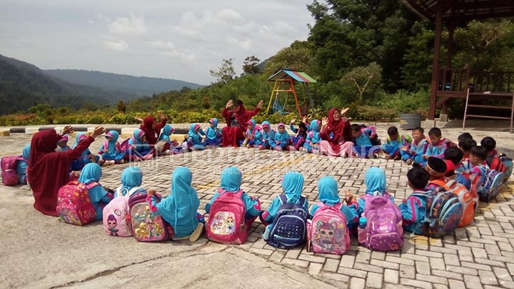 PAUD Rumah Qur’an Gelar Outing Class di KRL