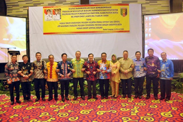 Program e-Government, Dinas Kominfotik Lampung Sinergi dengang Kabupaten/Kota