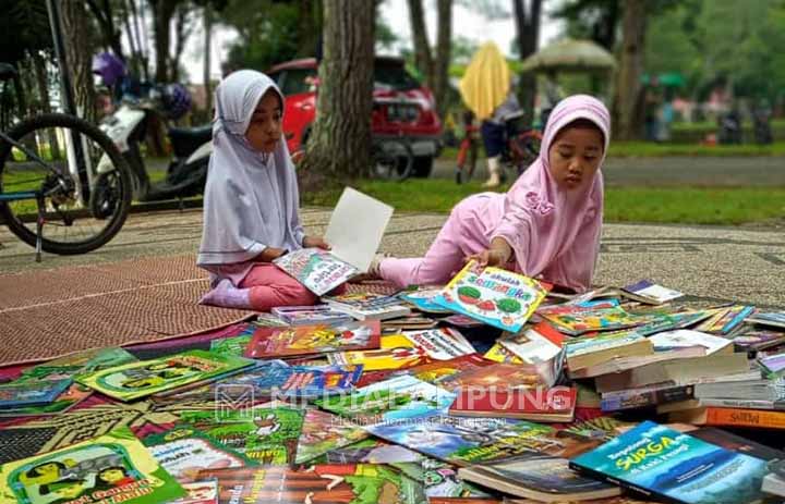 Kampanyekan GLM, Tim GLD Kembali Gelar Lapak Baca