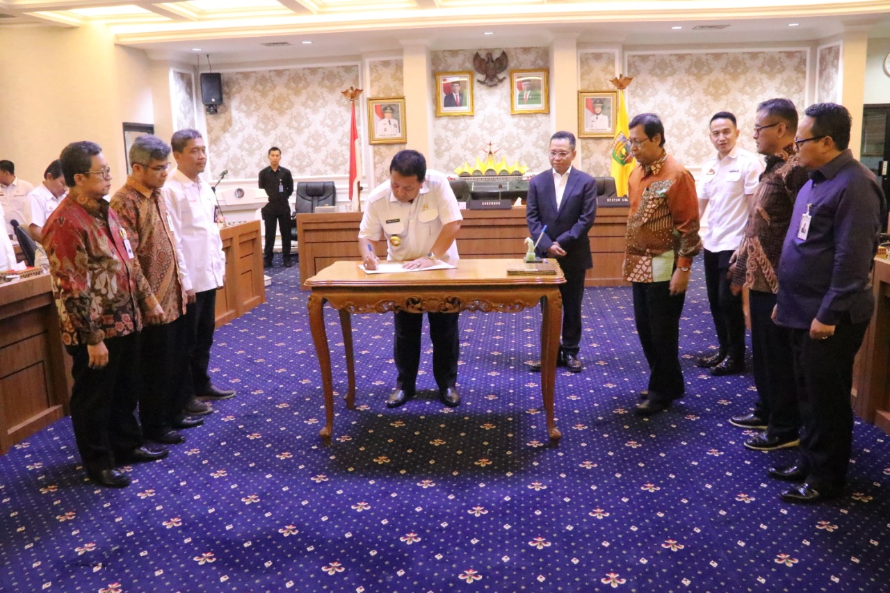 Pemprov Lampung-Bank dan Perusahaan Pupuk Bersinergi Sukseskan Kartu Petani Berjaya