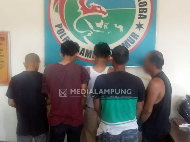 Lima Tersangka Penyalahgunaan Narkoba Diamankan