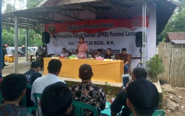 Angggota DPRD Provinsi Sosialisasikan Perda No.1/2019