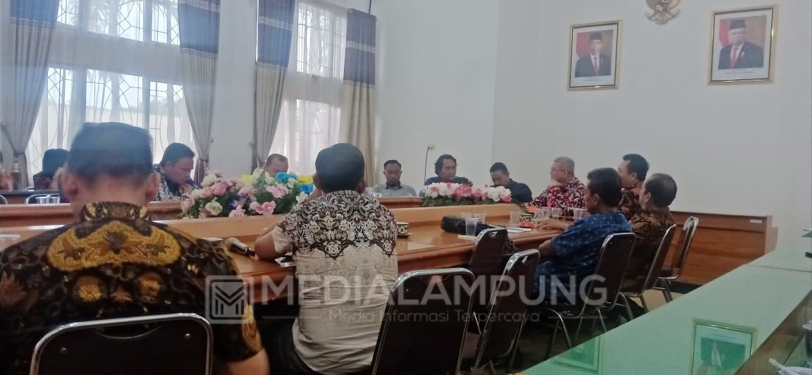 DPRD PALI Kunjungi DPRD Lamteng Cari Referensi Dana Parpol dan Pinjaman
