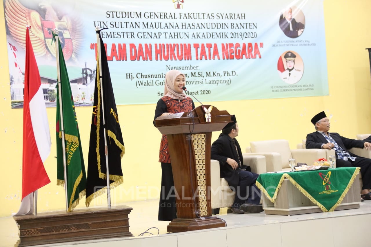 Nunik Isi Kuliah Umum di UIN Sultan Maulana Hasanuddin Banten