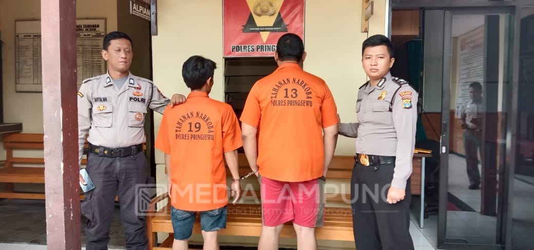 Polisi Ciduk Empat Pengguna Sabu di Pringsewu