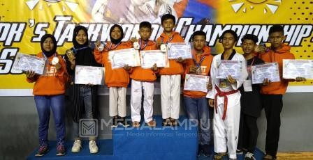 Atlet Taekwondo Pesbar Raih 4 Emas dan 3 Perak