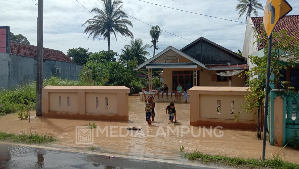 Pasar Kota Krui Langganan Banjir