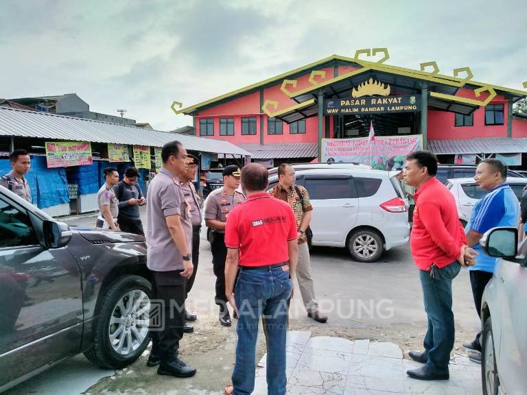 Kapolresta Bandarlampung Pastikan Stok Sembako Aman