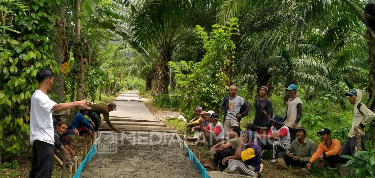 Pekon Muarabaru Mulai Kerjakan Kegiatan Fisik