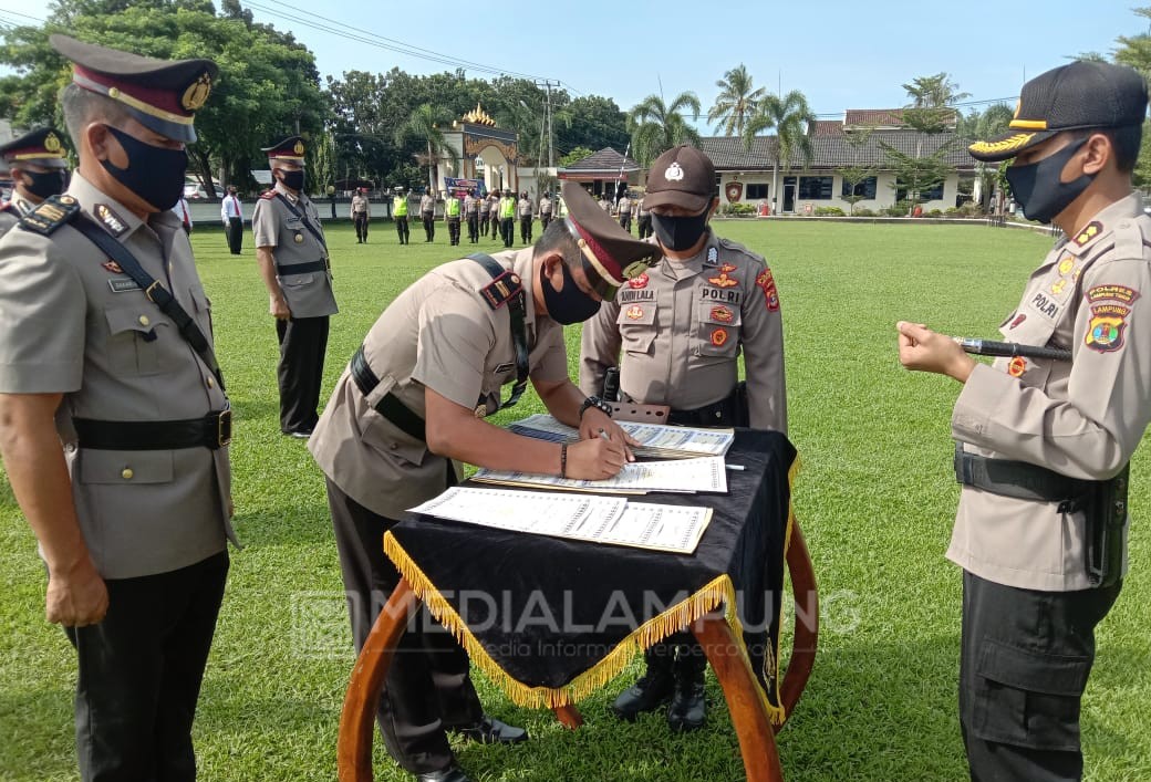 Sejumlah Perwira Polres Lamtim Diganti