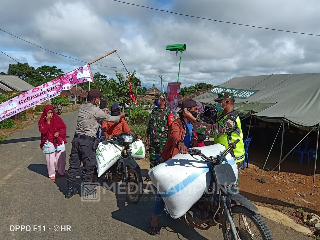 Cegah Covid-19, Pekon Tigajaya Perketat Penjagaan 