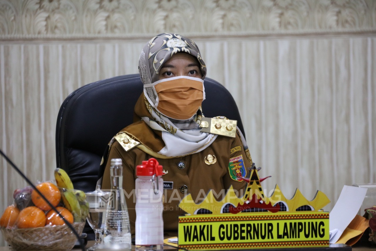 Musrenbang Lambar via Virtual Meeting, Nunik Dorong Pemkab Jaga Pertumbuhan Ekonomi