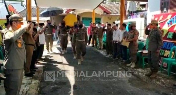 Personel Satpol PP Lampung Meninggal Dunia karena Sakit Jantung