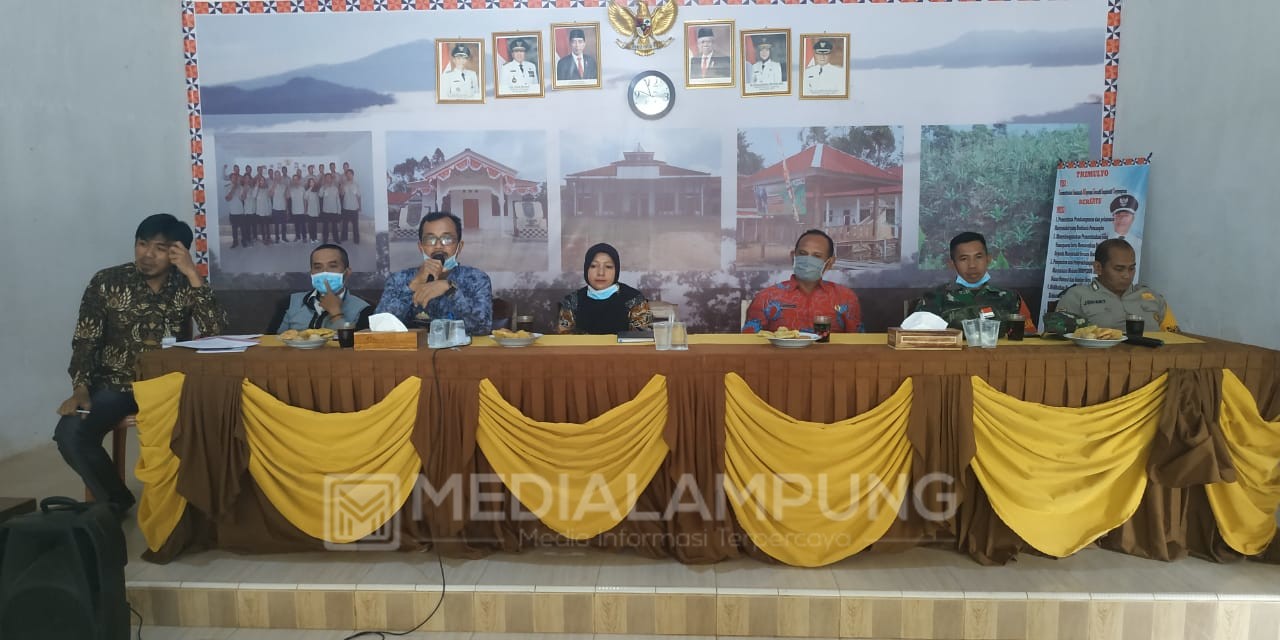 Relawan COVID-19 Pekon Trimulyo Rakor Padukan Rencana Kegiatan 