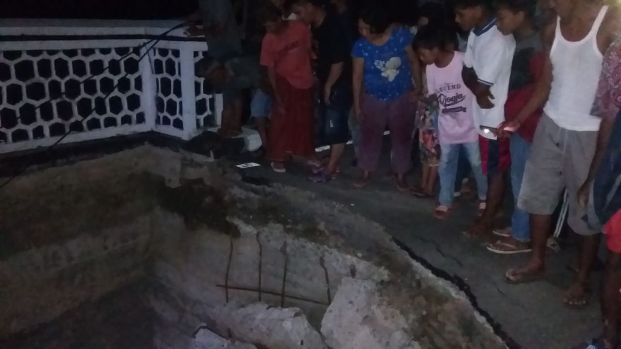 Lubang Jembatan Way Tenumbang Telan Korban