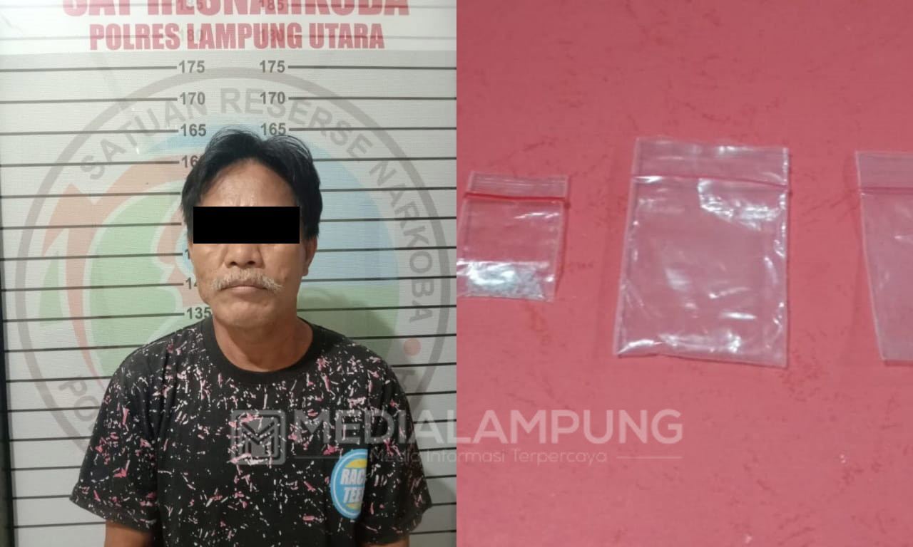 Buruh Harian Lepas Edarkan Sabu di Lampura