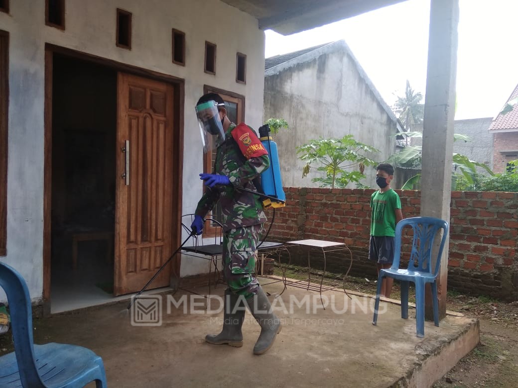 Kodim 0410/KBL Bersama Tim Gugus Tugas Terus Sosialisasikan Pencegahan Covid-19