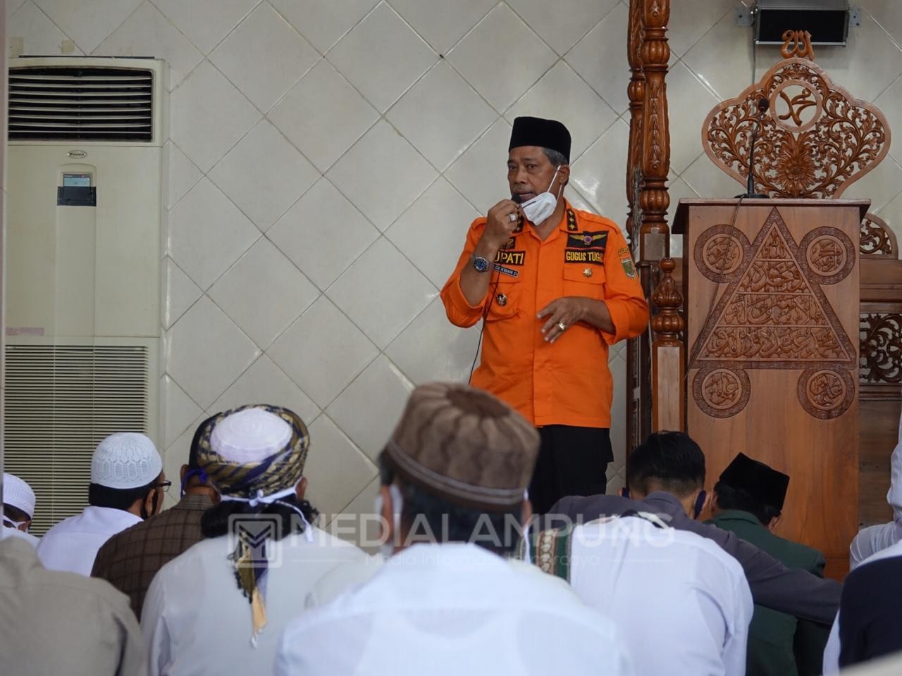 Pemkab Lamteng Akan Launching New Normal Life Bersama TNI-Polri 