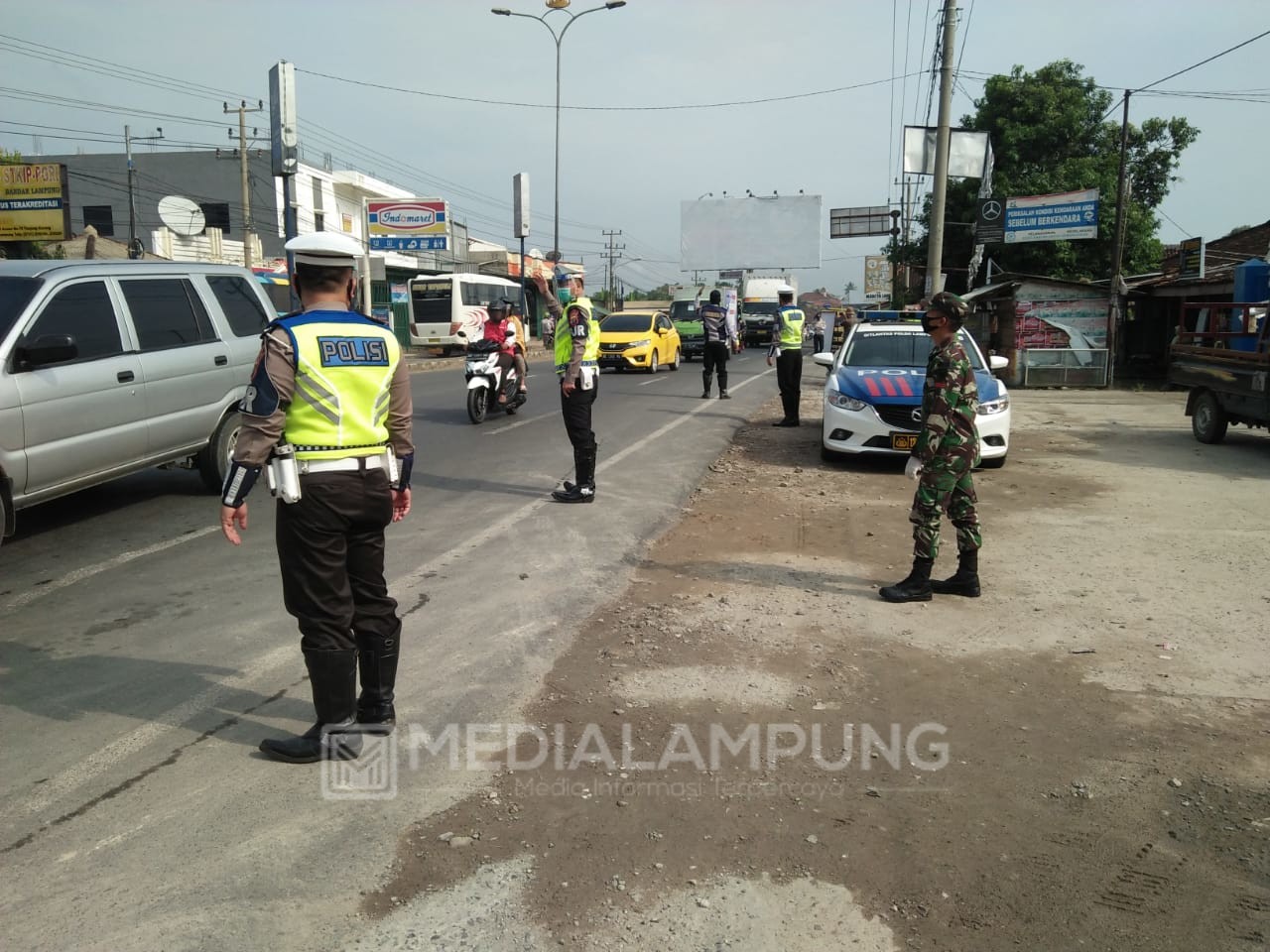 Menjelang Idul Fitri, Pintu Masuk Bandarlampung Lebih Diperketat