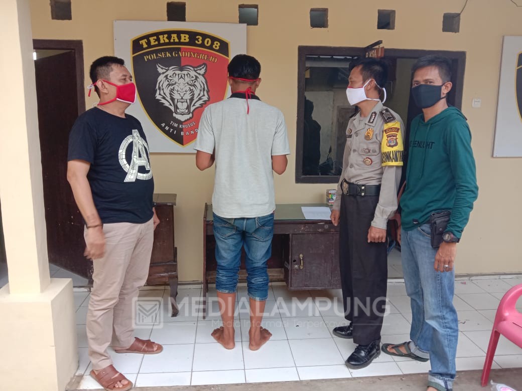 Tipu Tetangga Sekampung, Warga Gadingrejo Diamankan Polisi