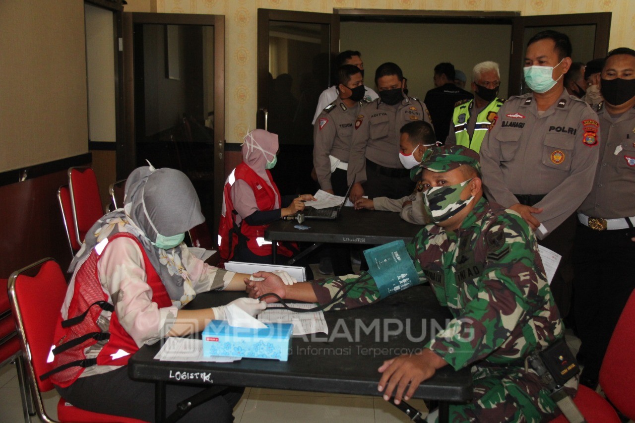 Peringati HUT ke 74 Bhayangkara, Polresta Bandarlampung Gelar Berbagai Kegiatan