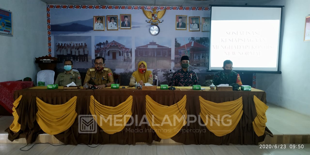 Wacana Launching New Normal, Pekon Trimulyo Dibekali Pemahaman 