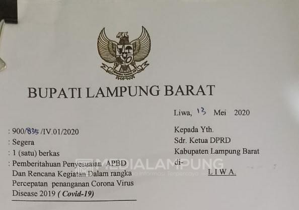 Laporan Dana Covid-19 Terhenti di Meja Ketua Dewan