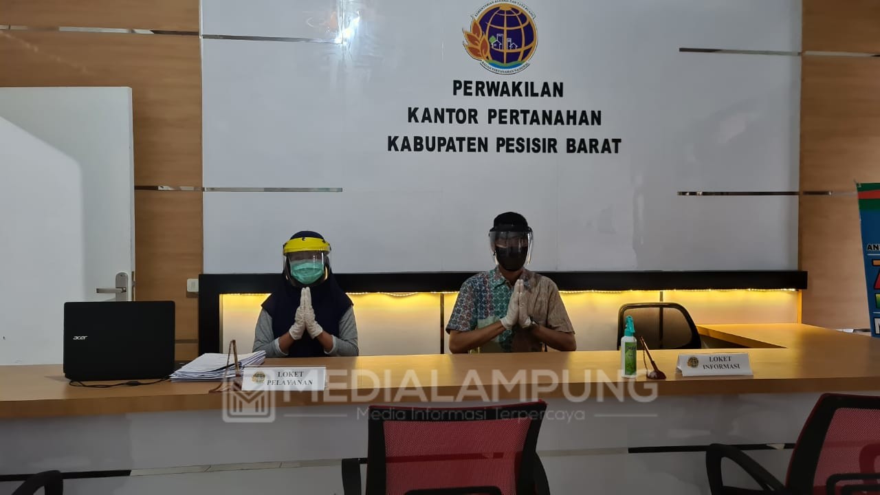 Dibuka, Kantor Pertanahan Pesbar Programkan Delivery Service