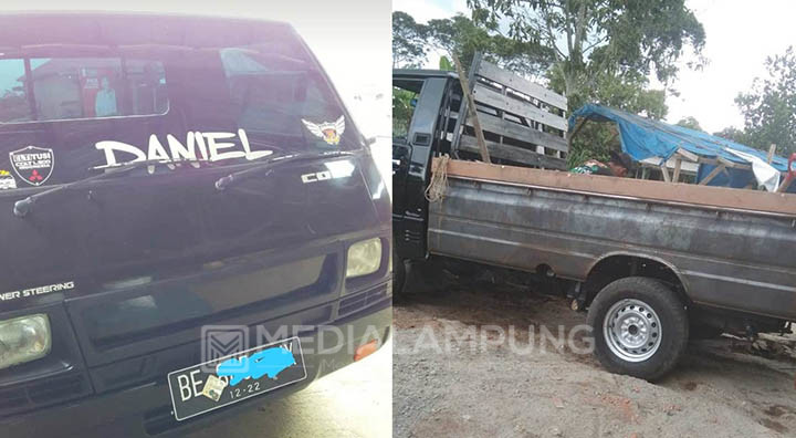 L-300 Milik Warga Sekincau Digondol Maling 