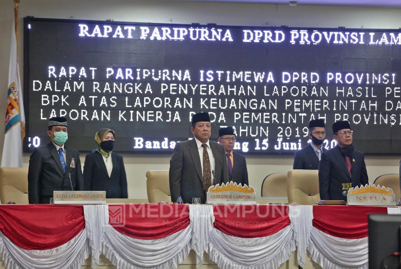 Pemprov Lampung Kembali Raih Predikat Opini WTP dari BPK 