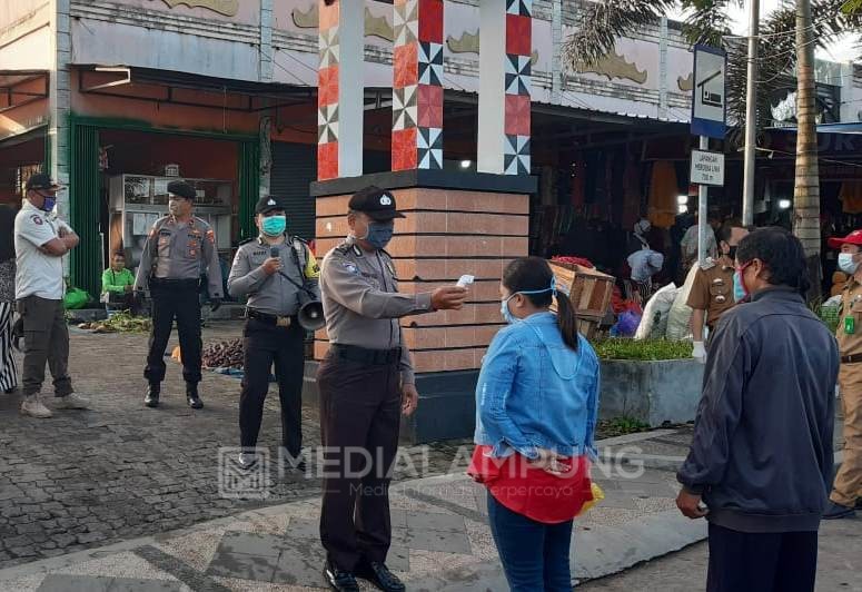 Kedisiplinan Pengunjung dan Pedagang Pasar Cukup Tinggi