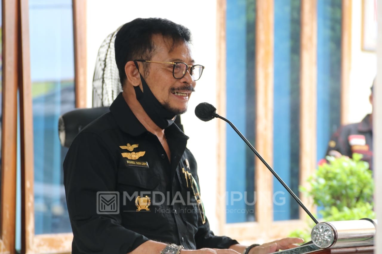 Menteri Pertanian RI Kunjungi Kota Metro Lampung