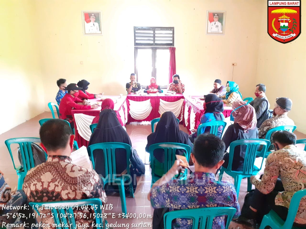 Kecamatan Gedungsurian Rakor Kegiatan Pekon  